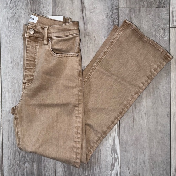 pistola Denim - PISTOLA Khaki High Rise Straight Jeans size 26